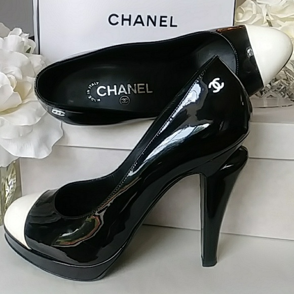 CHANEL Shoes - Classic CC CHANEL Patent Leather  - Gently Used!